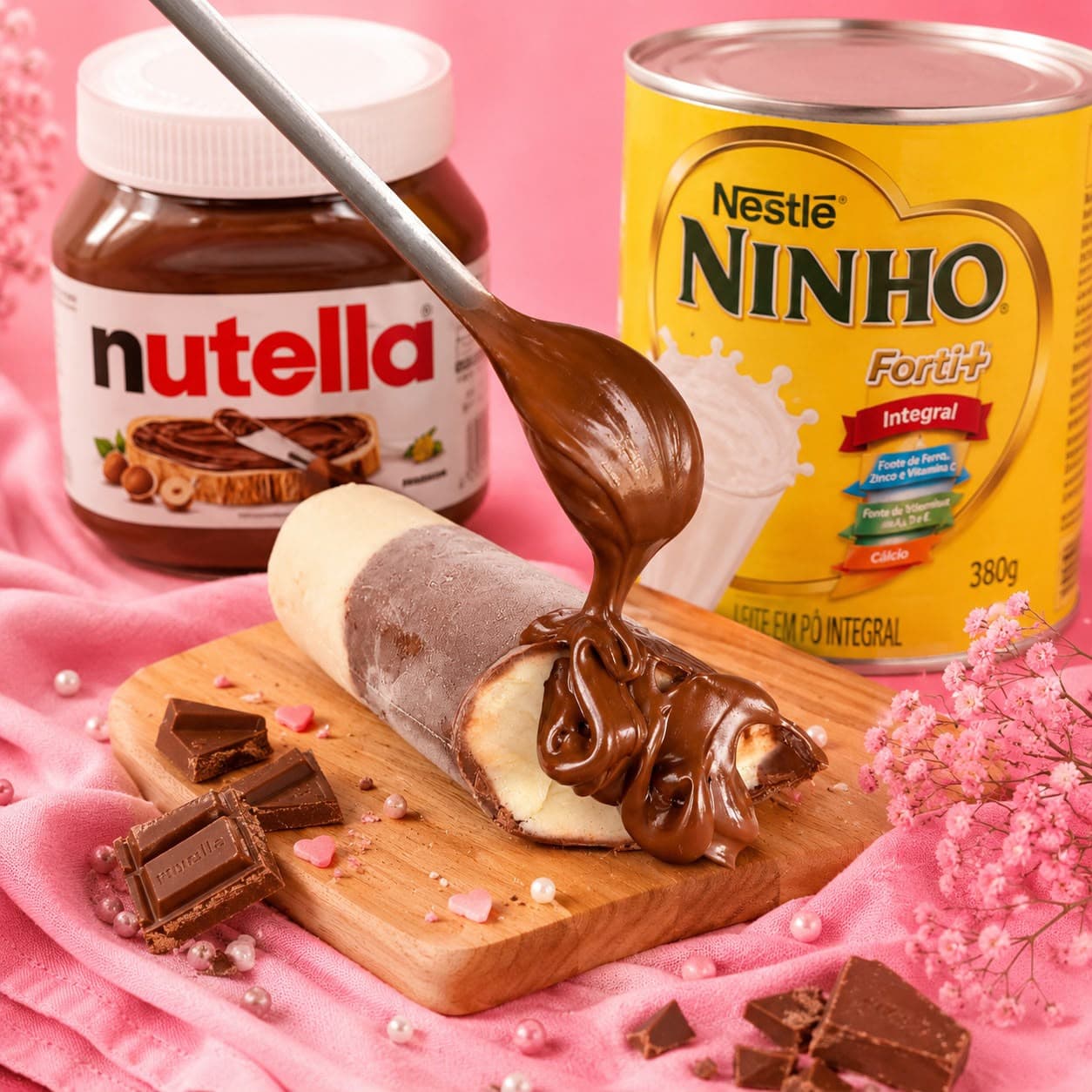 Ninho com nutella